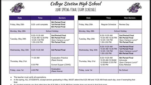open campus lunch periods