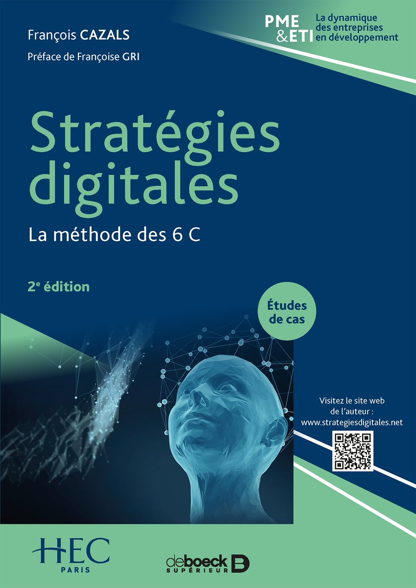 Stratégies digitales: la méthode des 6C &gt; sortie de la 2ème édition du livre de <a href="/FCazals/">François Cazals</a>, professeur <a href="/HECParis/">HEC Paris Business School</a> #Deboeck #StratégiesDigitales #6C #HECProf
amazon.fr/Strat%C3%A9gie… | cazals.fr RT svp 😉