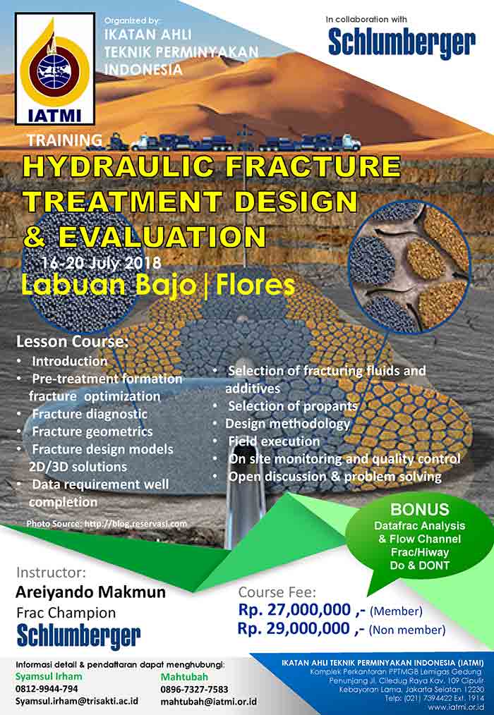 IATMI_Pusat's tweet photo. Salam hangat dari IATMI, 
Bersama ini IATMI melalui KOPUM IATMI akan menyelenggarakan Training IATMI yang berjudul “HYDRAULIC FRACTURE TREATMENT DESIGN AND EVALUATION” 
Info lebih lanjut, klik https://t.co/haUnobUqc9 … #IATMI #Petroleum #TrainingMigas #HydarulicFracture https://t.co/7WP75FYiD9