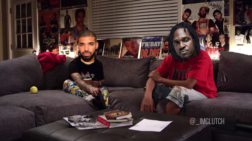 _ImClutch's tweet photo. Pusha T and Drake gonna need to visit the Sheltuh 😂 #StoryofAdonis https://t.co/CF3i3as8nk