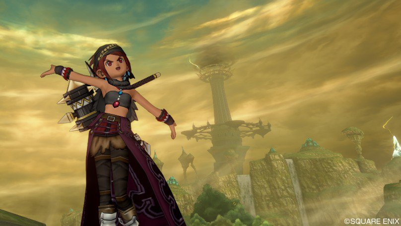 よあず 前に作ってみた疾風のバンダナを使ったワイルドコーデを バトマスでハンマーをぶんぶんまわすイメージです Dq10 バトマス ワイルド ハンマー