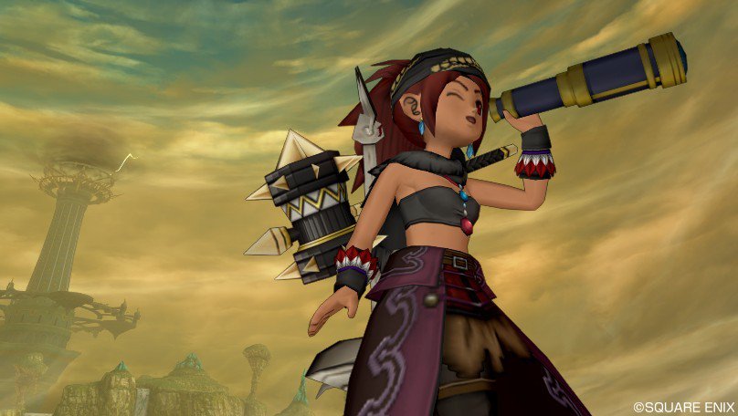 よあず 前に作ってみた疾風のバンダナを使ったワイルドコーデを バトマスでハンマーをぶんぶんまわすイメージです Dq10 バトマス ワイルド ハンマー