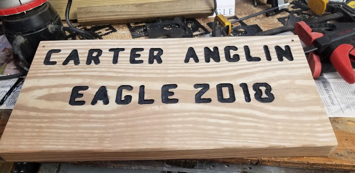 JCassida's tweet image. Another Eagle!