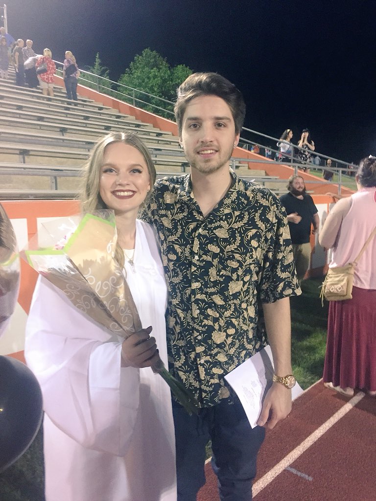 BudroAshley's tweet photo. I love this man so much and I am happy to say that we are one big step closer to reaching our dreams together. https://t.co/2cKAAUYRAC