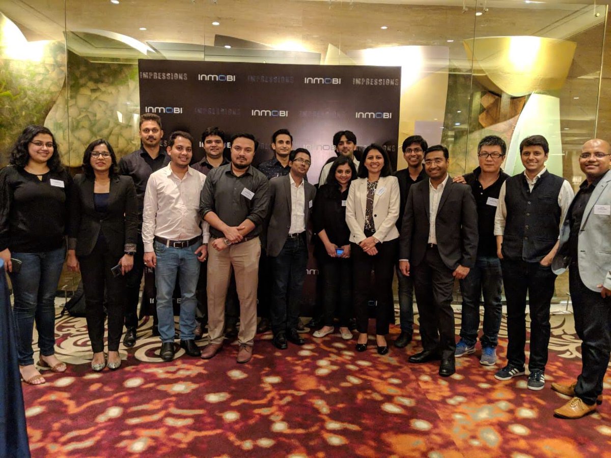 VasutaAgarwal's tweet photo. Inspiring conversations and amazing memories from Impressions delhi as team #Inmobi wraps up. Mumbai here we come #Impressions2018 https://t.co/jnKyPk4bMu
