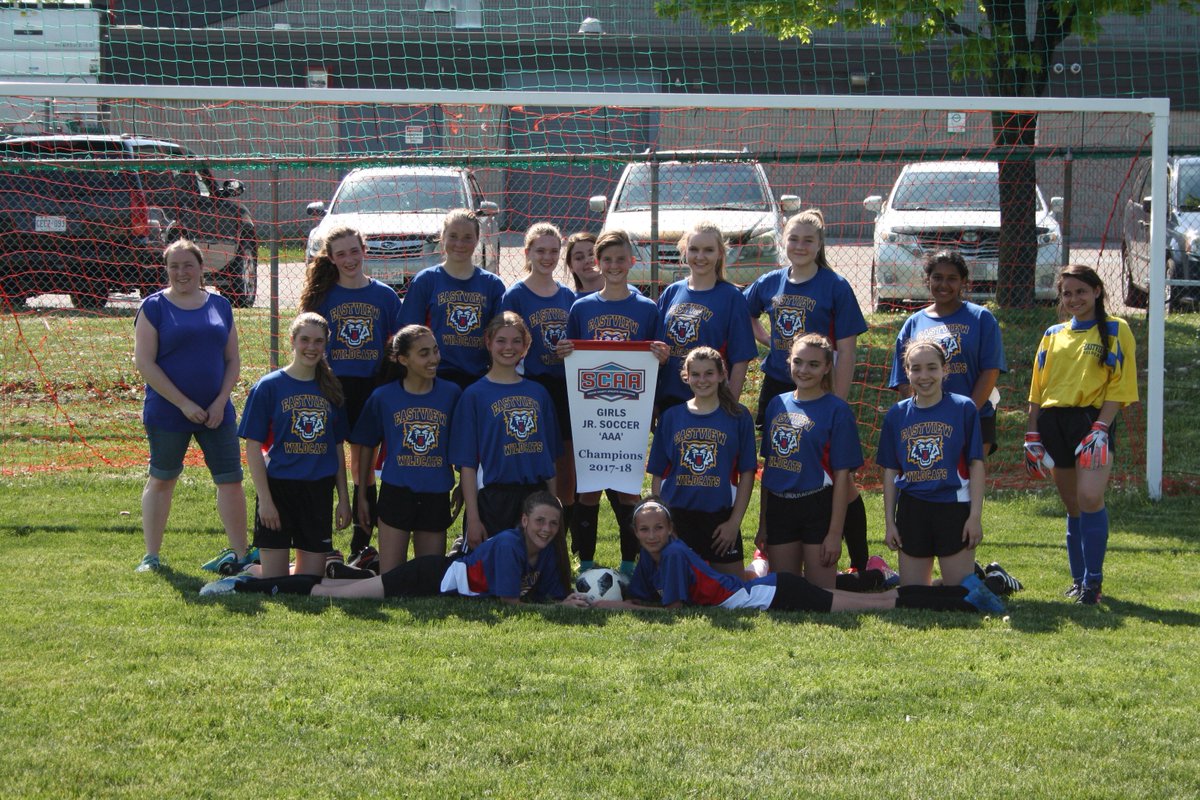 cdcruzin's tweet photo. #Eastview's junior girls were finalists today at the #GBSSA AAA soccer Championship! So proud of how far you all came as a team in such a short period of time! #scaachamps #teamwork #lookoutnextyear #wildcats @SCDSB_Schools https://t.co/0Zv2BuVKI1