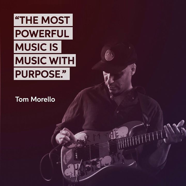  Happy birthday to the unique, unconventional and always creative Rage Against The Machine guitarist, Tom Morello! 
