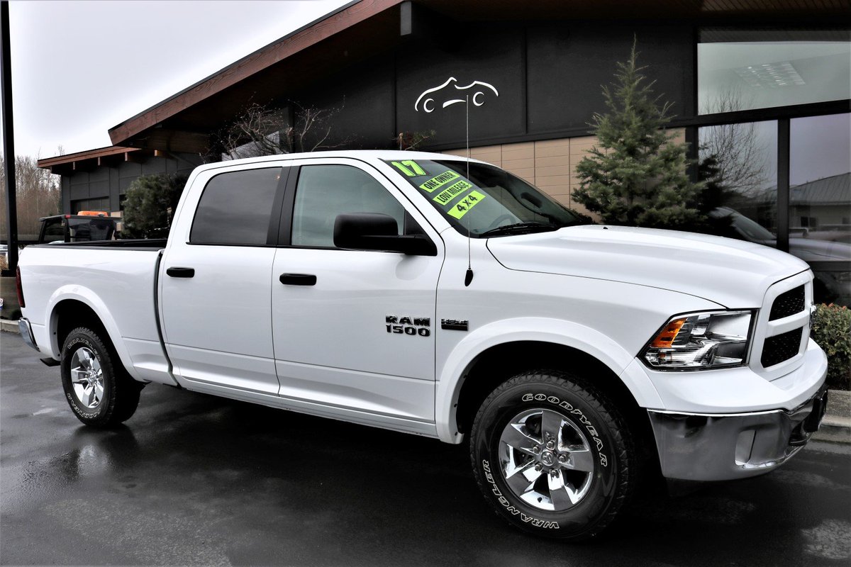 2017 Ram 1500 SLT Crew Cab featuring a HEMI 5.7L V8 engine with 4WD, 8-Speed automatic transmission and only 12,926 miles.  Motorcars Limited priced at $28,950 which is $3,590 BELOW Kelley Blue Book and $2,225 BELOW NADA! #kbb18 #dodgeram #hemi #ram1500 Stock: #12284