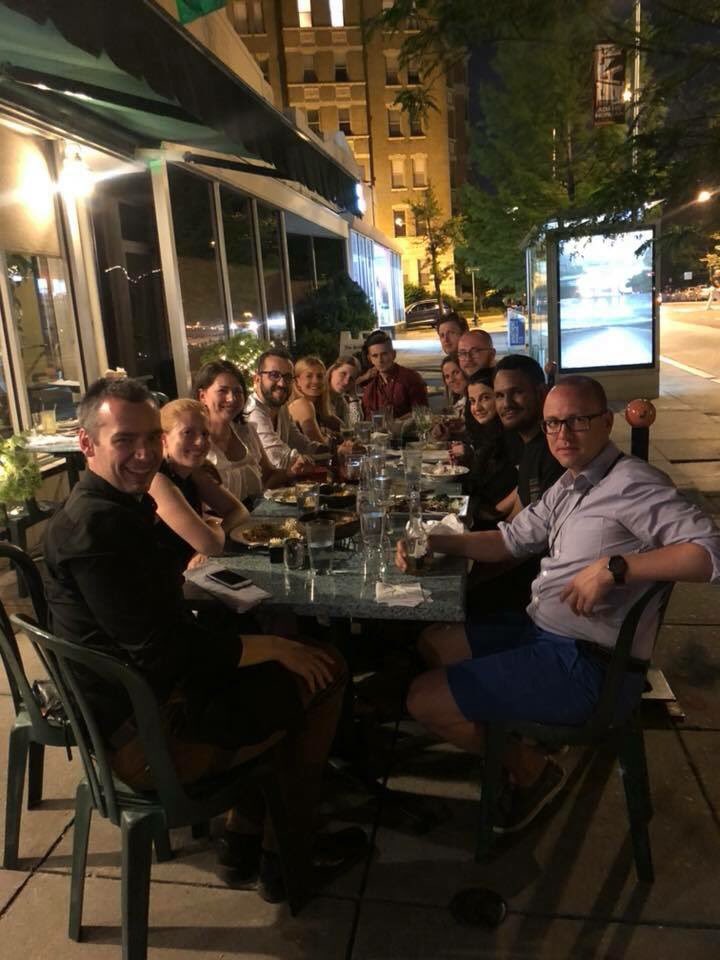 bekekaroly's tweet photo. Challenge accepted by having a dinner with #ProFellows from 9 different countris at the #PFCongress. That is how we #exchangeourworld. @WSOSCAC @glc_teachdemocr https://t.co/j2POi8Loho