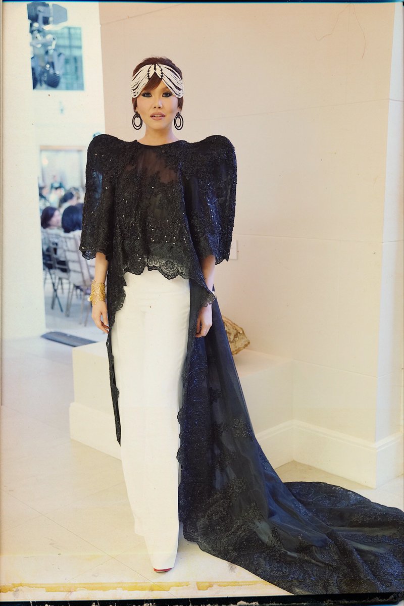 bianca s valerio on twitter in a beautiful modern rendition of the traditional barot saya designed by ito curata which i styled with my own pants and