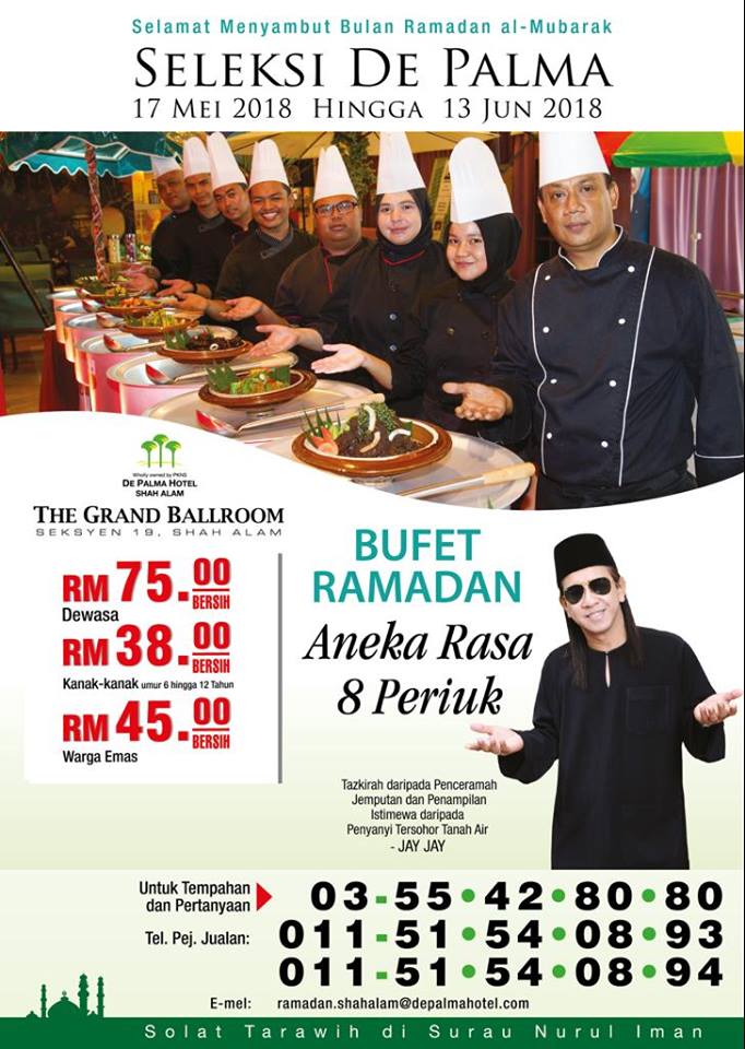 Palma ramadhan de hotel buffet Senarai buffet