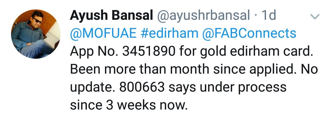 ayushrbansal's tweet photo. @MOFUAE @FABConnects #edirham REMINDER !! https://t.co/vDPIAWBXxx
