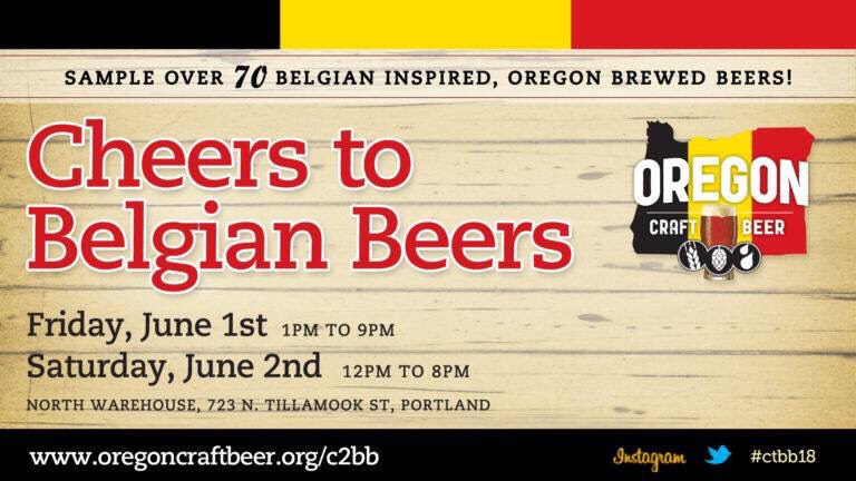 Oregoncraftbeer's tweet photo. Cheers to Belgian Beers is almost here. THIS Friday and Saturday. 21+. Get your tickets now: https://t.co/m64QZmG9TC #CTBB18 https://t.co/0mMj83bR3R