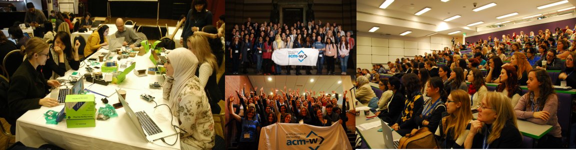 ACMwomENcourage's tweet photo. Flashback to the exciting keynote talks at #womENcourage 2017 in Barcelona. Sign-up for more awesome talks at #womENcourage2018, next deadline is on June 15 for scholarships, workshops, and tutorials! https://t.co/42gpQVZHhY https://t.co/PdElioaRXz