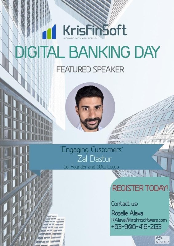 KamkashDigital's tweet photo. Digital Banking Day presentation by @LucepTeam Zal Dastur - "Are you a digital banker?" 

Want to talk about social banking? Find out how to move your leads from twitter to phone. Click to call : https://t.co/UxohoFgl0P

#DigitalTransformation #Banking #Manila #DigitalBanking https://t.co/y30Psl9r5H