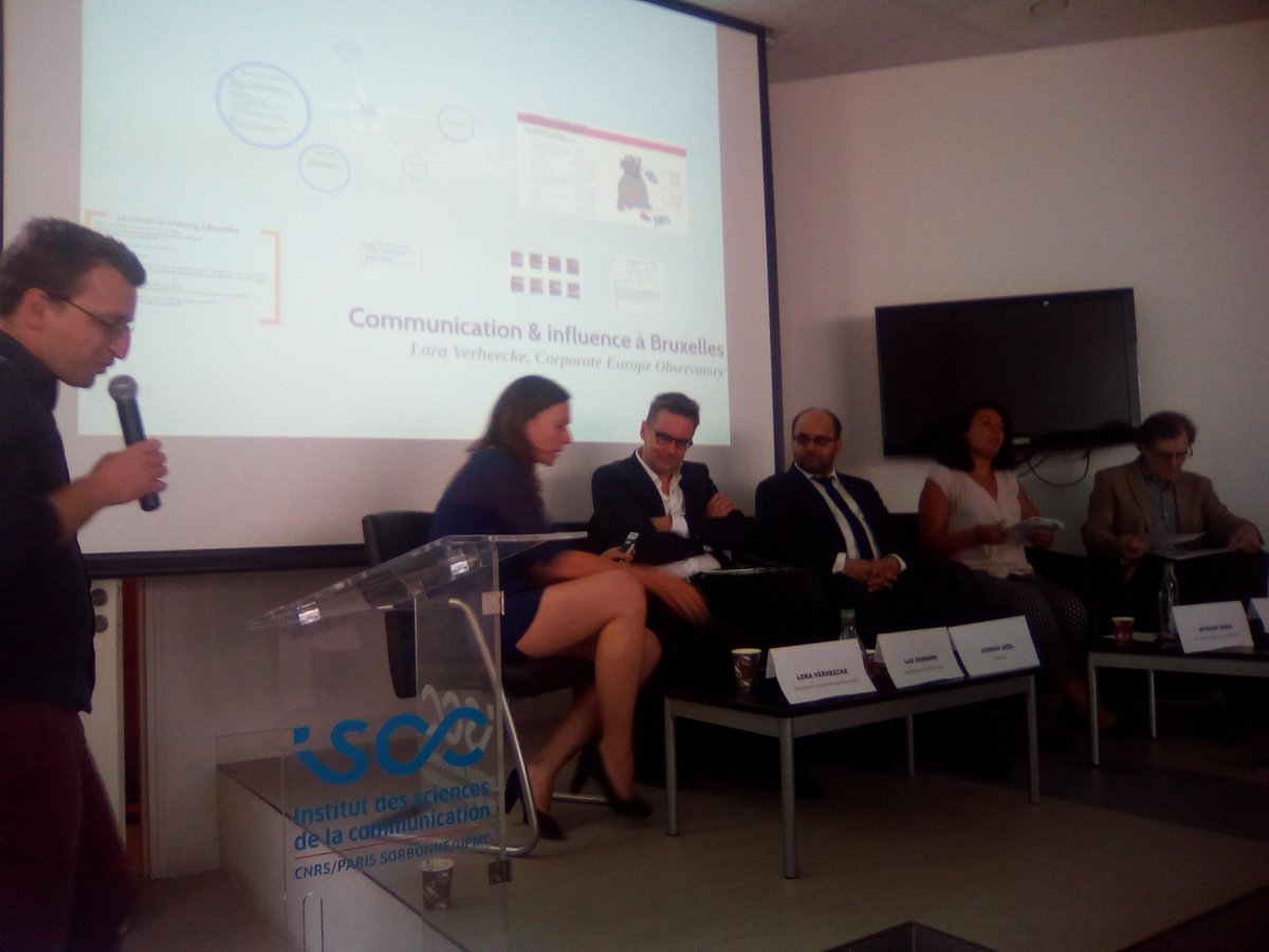 ComDemocratie's tweet photo. 6e table ronde du #ColloqueSPIM avec @MyriamDouo, @Joshua_Adel, @loraenvt, Bernard Dagenais de @universitelaval et @LucHermann : « L’influence de l’opinion au service du lobbying : des RP à la com d’influence », animé par Olivier Petitjean de @transnationales https://t.co/2455EGCDmB