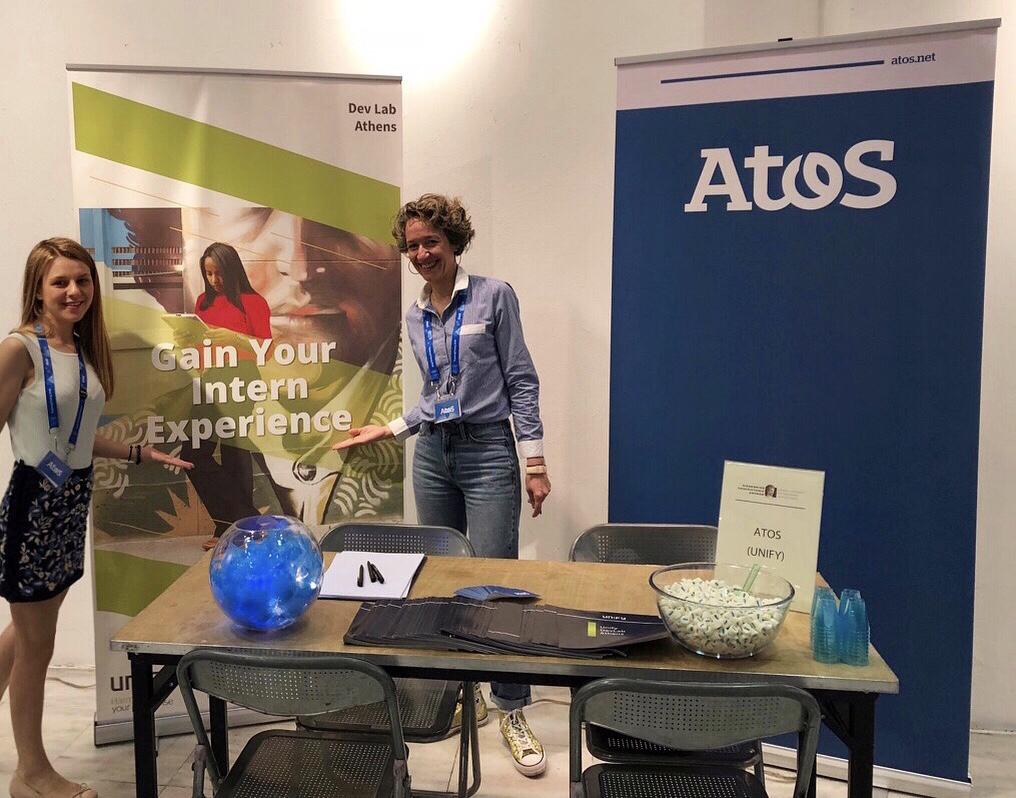 📍<a href="/Atos/">Atos</a> is here! <a href="/AUEB/">AUEB</a>  #AthensUniversityOfEconomicsAndBusiness #CareerFair