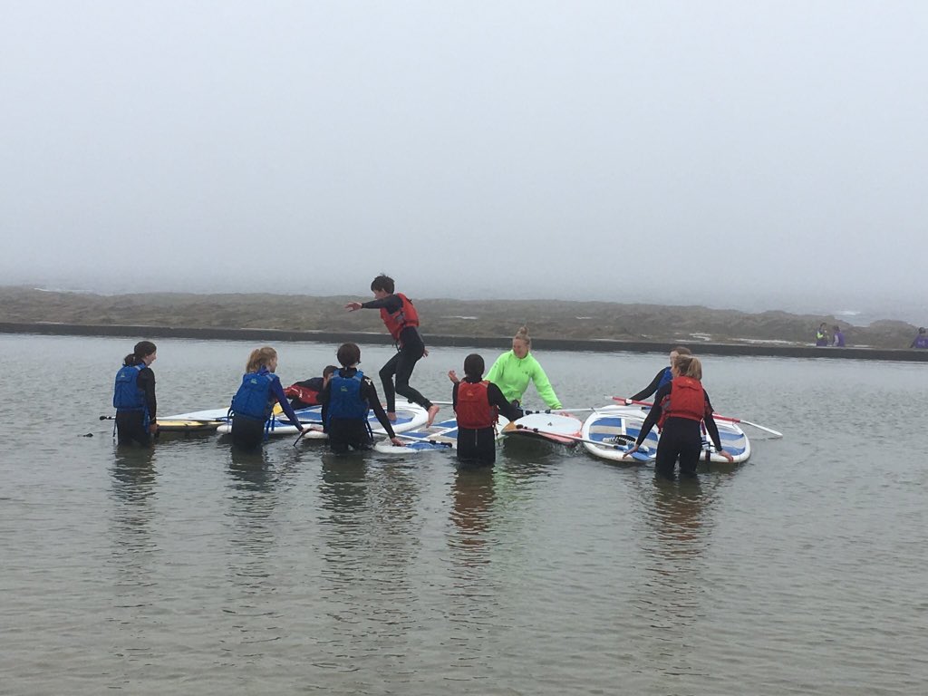 Well done to the students from <a href="/knoxacademy/">Knox Academy</a> who came for a session as part of their wellness week! They all smashed SUP and loved the games!