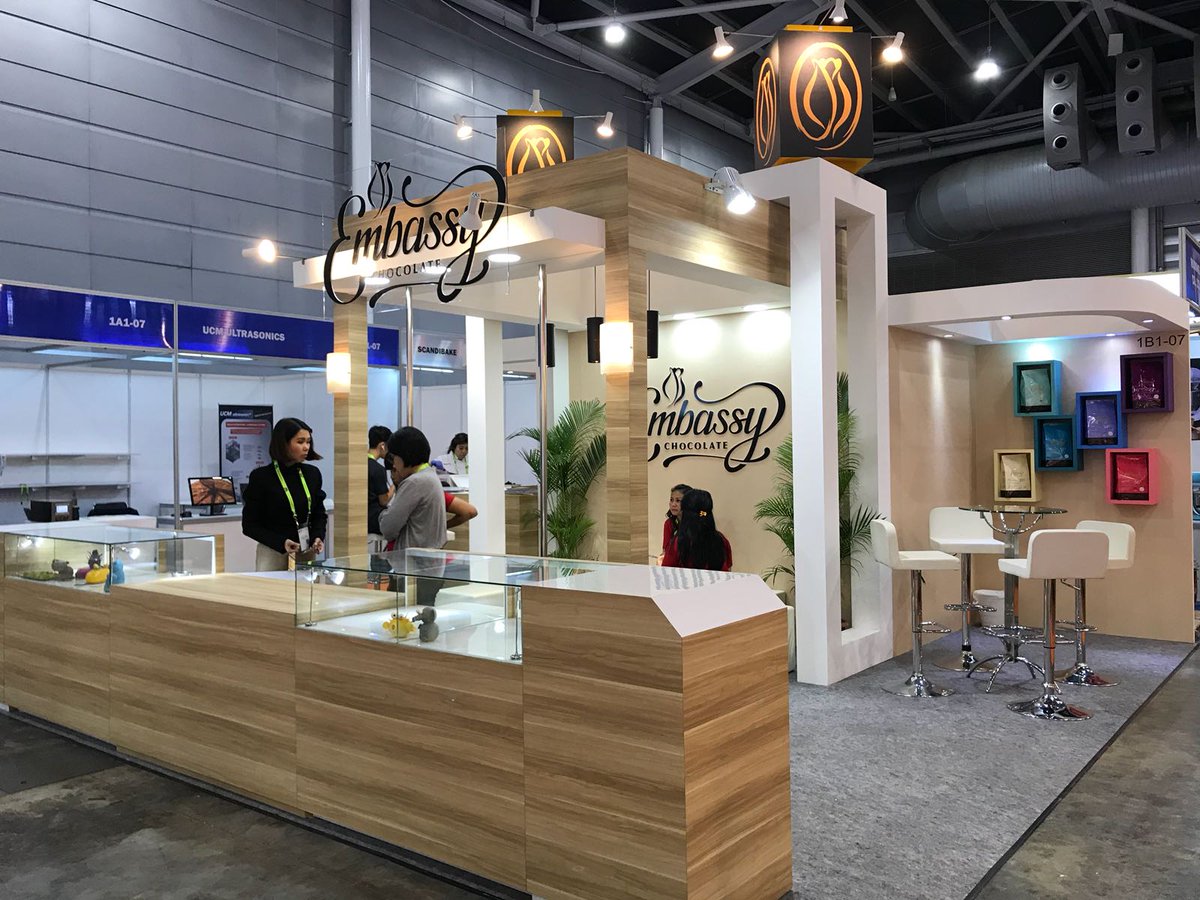 radiusworld's tweet photo. Embassy Chocolate @ Food&amp;HotelAsia at Singapore EXPO Convention and Exhibition Centre 24 – 27 April 2018.
#Asia #singapore #sg #Themepark #carnivals #festival #parade #waterparks #adventure #Radius #RadiusGroup #pameran #expo #acara #event https://t.co/W23nvniybZ