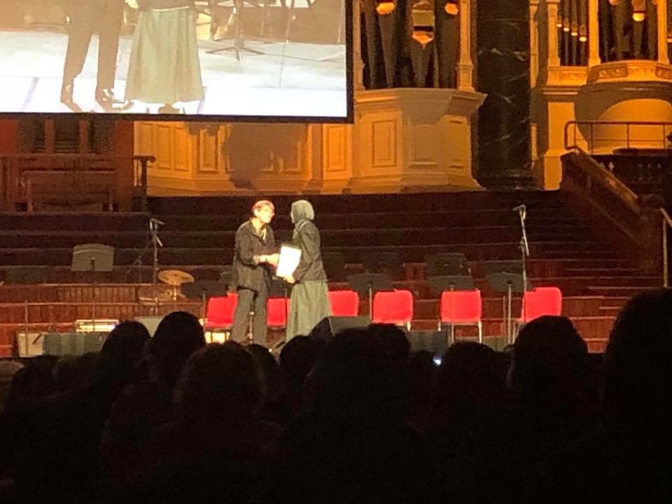 HoxtonParkHigh's tweet photo. Congratulations to Natalee and Narjs in Year 11 for receiving the Friends with Zainab  Secondary Senior Scholarship! Thank you to the Public Education Foundation for the ongoing support of our students! https://t.co/yAtINixbCy