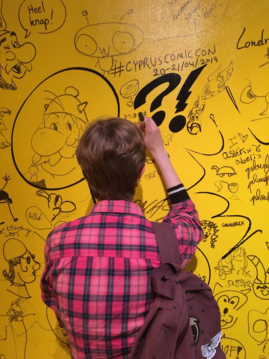 AutisminMuseums's tweet photo. Love this wall where you can leave your thoughts on #AsterixinBritain the kids love it! @JewishMuseumLDN #JMExplorers #CuriousExplorers #autisminmuseums #autism https://t.co/EmiOOYRtxO