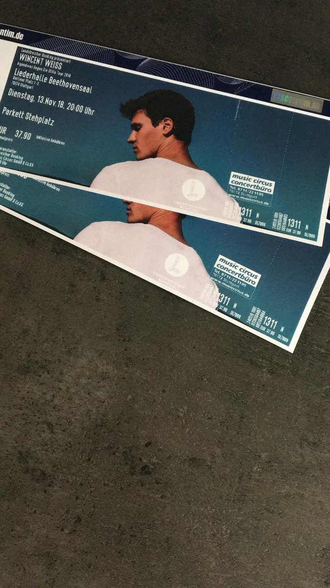 Vane2852's tweet photo. Die Vorfreude ist riesig🎉😻🙏 @Wincent_Weiss https://t.co/X7twzYnVUX