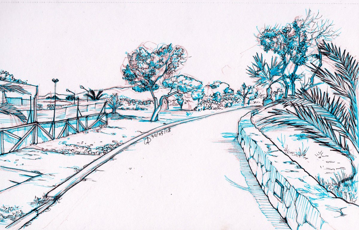 TheBlackWolf94's tweet photo. Poetto, Sardegna #dailysketch #ladnscape #background #skyline #sardegna #italy #artistsontwitter https://t.co/WvhYjT9PXW