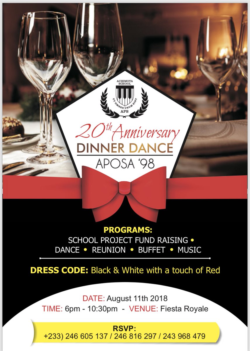 CletusDarrah's tweet photo. Share the good times, remember the bad times; APS was full of fun and life....Dinner Dance of the century coming up....Achimota Primary/JSS alumina @AchimotaSchool https://t.co/VirCvlU3hy