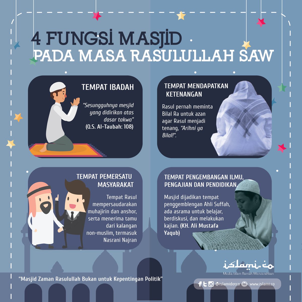 Masjid Zaman Rasul Gambar Islami