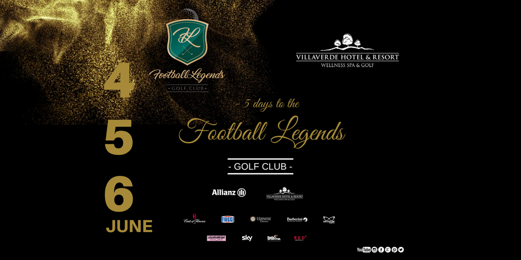 VillaverdeRst's tweet photo. - 5 days... 
The Football Legends are on their way to play golf here at Villaverde Resort. Make sure you have your reservation >>> https://t.co/wPwYNMNfAD
#villaverderesort #golfclubudine #worldclassvenue #footballegends #alps #fvglive #GolfEvent @AleBonan @Sport_Mediaset https://t.co/lyrl8T6Ku2