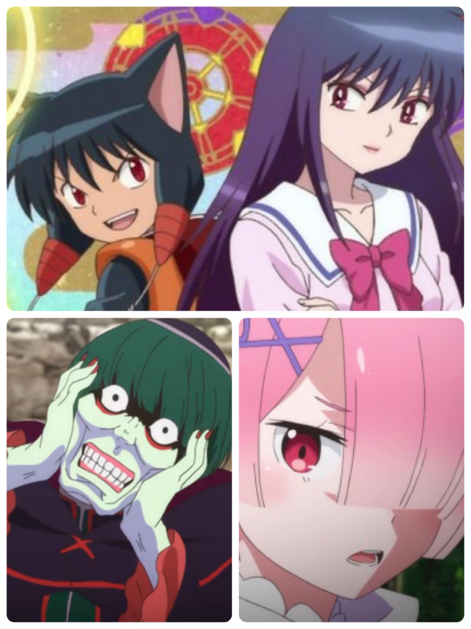 クロス 同じ声優でキャラ晒せ 境界のrinne Reゼロから始める異世界生活 T Co 5uxnq5tdbb Twitter