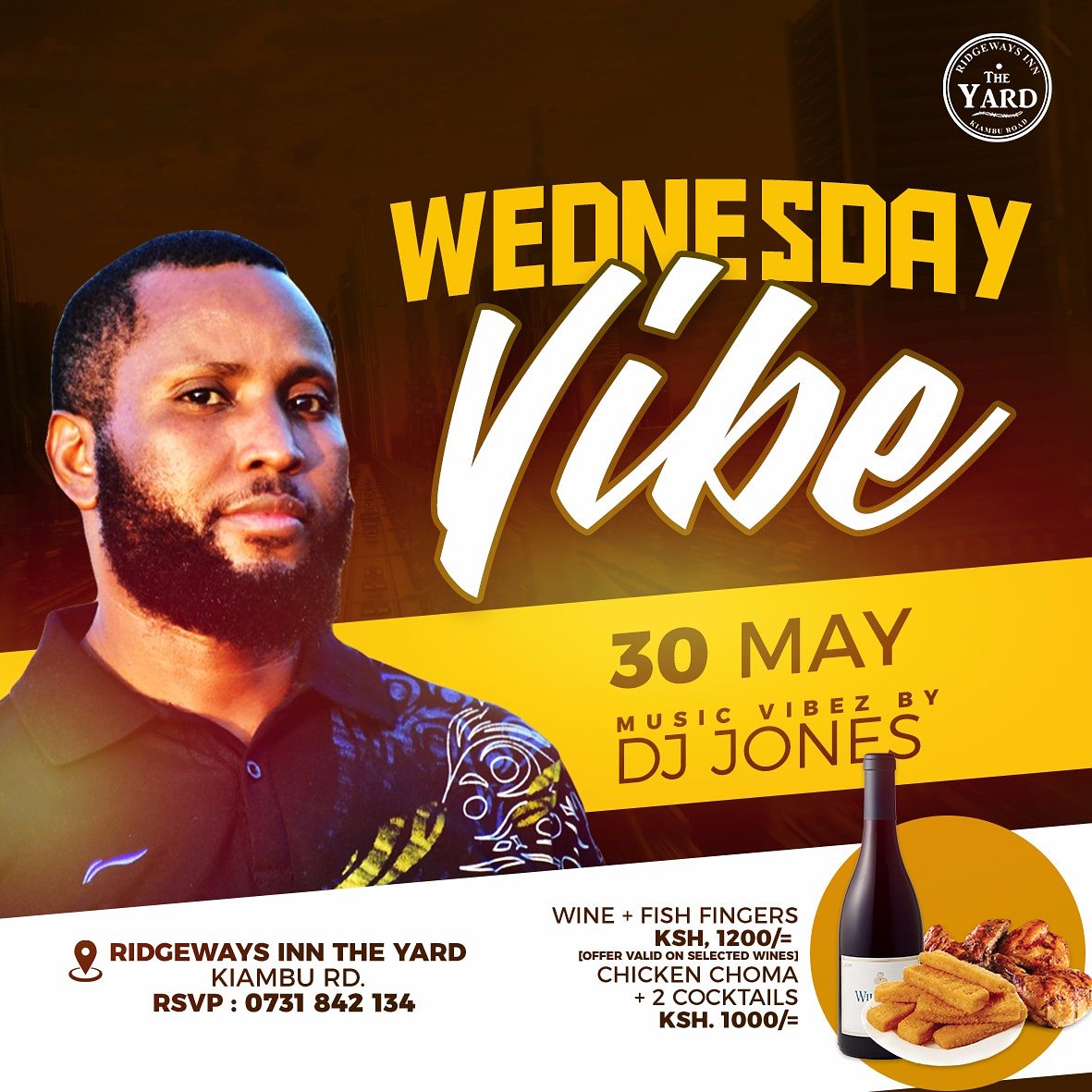 inn_yard's tweet photo. On Wednesday we kick it with that old skool 90's vibe. 🎶 😊

Party to throwback tunes with @DeejayJonesKe https://t.co/eIfnFXq7UN