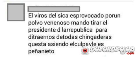 DolorDeOjosWeb's tweet photo. https://t.co/U9RCymL3ZS
Una clase de bioterrorismo y ...
+ en https://t.co/hnxOAnXieV
#DolorDeOjos #MalaOrtografía https://t.co/4RkM4DIOOT