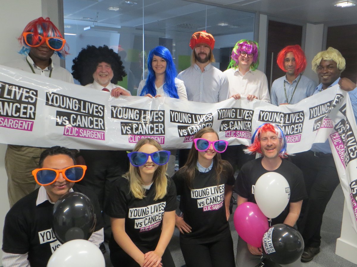 bwbconsulting's tweet photo. It's @WigWednesday at our Birmingham office today with the team donning wigs and raising cash for @CLIC_Sargent

@LydiaBuckmaster @eahsbwb #YoungLivesVsCancer https://t.co/wVOg9vrZxe