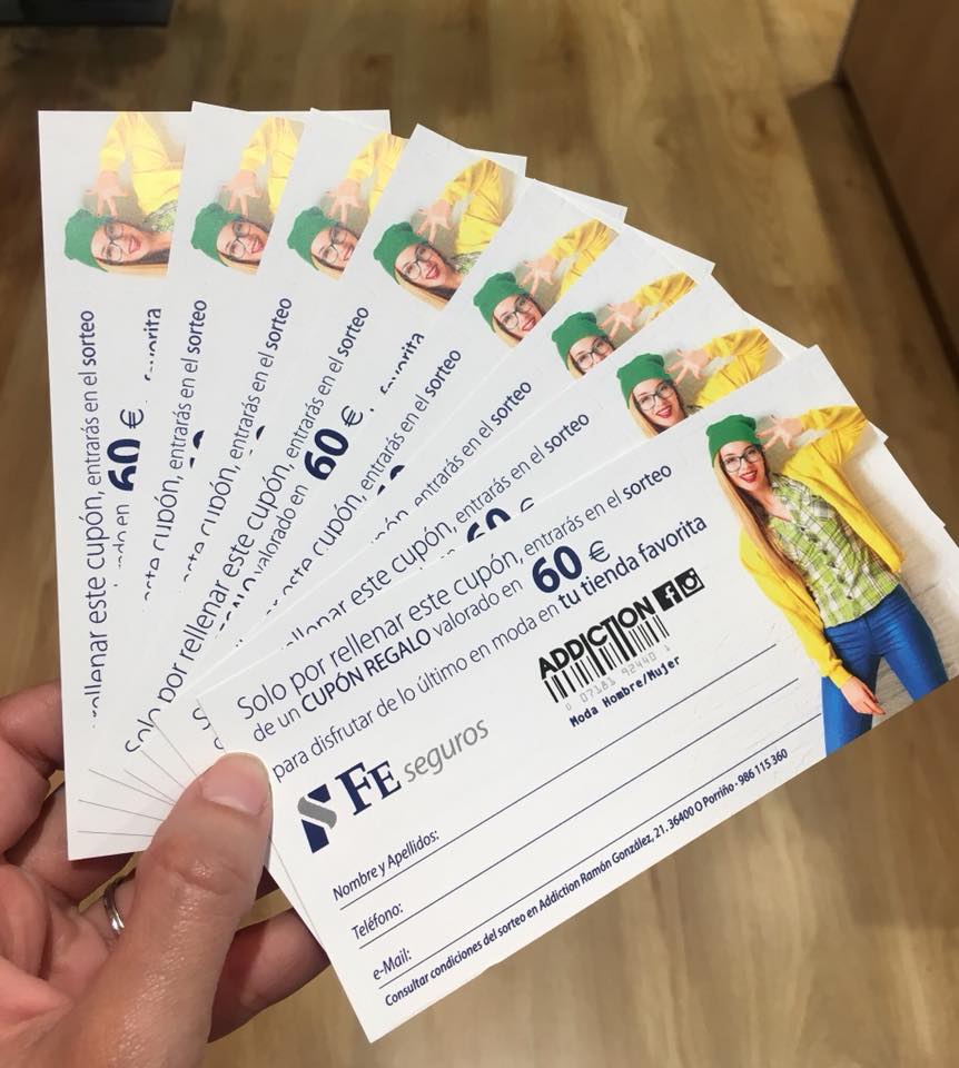 Addictiontumoda's tweet photo. Ahora tus compras en @addictiontumoda tiene premio!!!! 👏👏👏👏 con tu compra entrarás en el sorteo de un cheque regalo de 60€ que patrocina la Fe seguros.
Solo tienes que cubrirlo y esperar a ser el afortunado o afortunada 🍀🍀
¡¡¡Mucha Suerte!!! https://t.co/PsDbLQwRNV