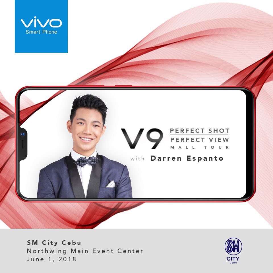 JustLoveDARREN's tweet photo. From @Vivo_Phil Thank god it's Darren! See Darren Espanto perform for you live this Friday at the #VivoV9MallTour in SM City Cebu! Join in all the TGIF fun and discover the #PerfectShotPerfectView with us! See you there! @Espanto2001 https://t.co/Pe78opUGDW