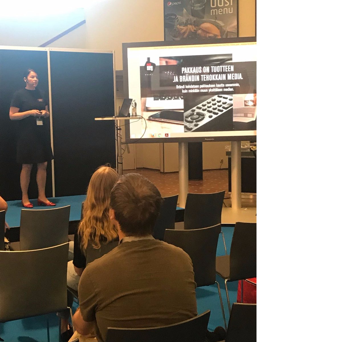 PakkausCom's tweet photo. #Pakkaus on brändin ja tuotteen tärkein media joka tukee ostopäätöstä. #Pakkaus pitää suunnitella kunnolla että tuote menestyy @Maija Olkkonen-Seppo #PacdesignID #PacTec2018
https://t.co/28BAgxIHae https://t.co/IGaOl9PSEO