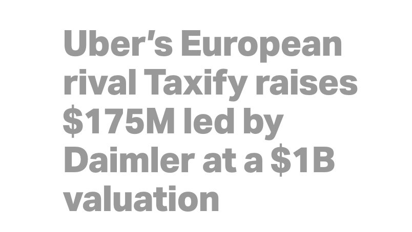 rubylightfund's tweet photo. Congrats to @taxifyapp team for reaching yet another important milestone on their way to shape the ride sharing industry globally! #portfolionews #taxify #unicorn https://t.co/J85m9dTQ4o https://t.co/anV8lscFv5