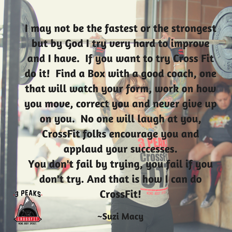 3PeaksCrossFit's tweet photo. #3peakscrossfit #family #ageisjustanumber #agehasnolimits #crossfit #failbynottrying #madras #warmsprings #community #process #successesapplaudedhere #weloveourathletes #morethanagym #mindbodyspirit #3peaks #team3peaks #staymoving #fitness #nolimitations #noexcuses https://t.co/VVflGBTE5B