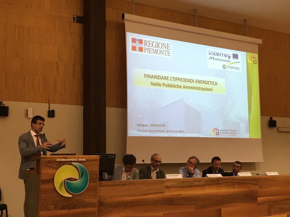 SteppingMed's tweet photo. #AESSModena, @PoliTOnews and @regionepiemonte are speaking about #energyefficiency #epc #publicbuildings @PEACE_Alps @MEDProgramme @euenergyweek @MED_EEBuildings @EnvironmentPark @regionepiemonte https://t.co/HyQ69xXTkx