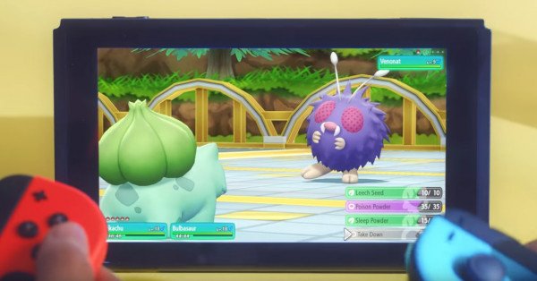 ポケモンgo攻略 みんポケ Twitterren こちらはポケモンgoにはない機能ですがフィールド上のnpcキャラとバトルも可能なようです Switchだけあって技エフェクトも格好いいですね レッツゴーピカチュウ