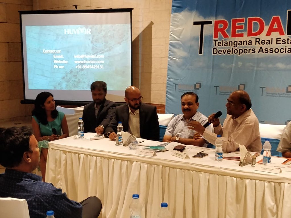 DrShantaThoutam's tweet photo. @HUVIAiRTECH - one of the @THubHyd &amp; @Boeing_In HorizonX India Challenge 1.0 cohort startups - was invited to pitch how its drone tech can be leveraged by the @tredaindia members. Muchas gracias for keeping your eyes/ears open 4 emerging tech &amp; help it scaleup, @jayesh_ranjan ji. https://t.co/uwGZ66gltg