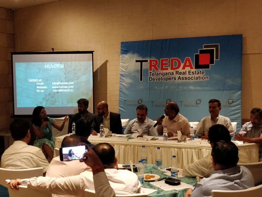 DrShantaThoutam's tweet photo. @HUVIAiRTECH - one of the @THubHyd &amp; @Boeing_In HorizonX India Challenge 1.0 cohort startups - was invited to pitch how its drone tech can be leveraged by the @tredaindia members. Muchas gracias for keeping your eyes/ears open 4 emerging tech &amp; help it scaleup, @jayesh_ranjan ji. https://t.co/uwGZ66gltg