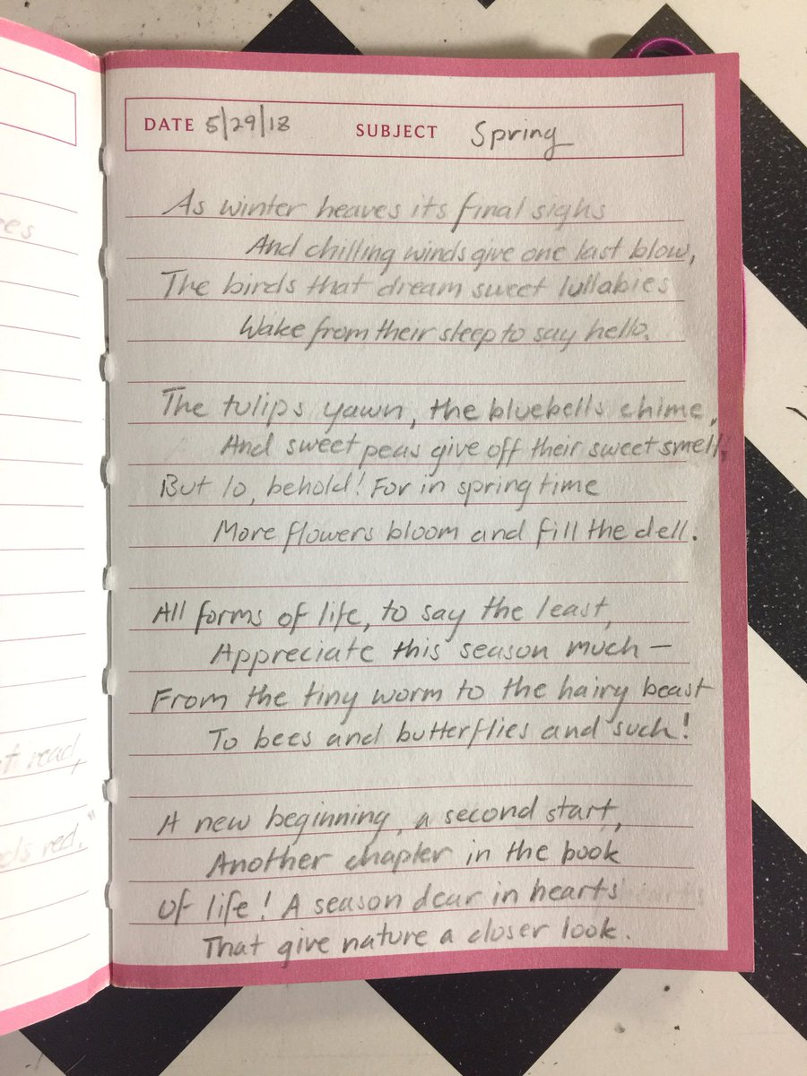 JizelleMariano's tweet photo. Woohoo just wrote this :) #poems #spring #ABitRusty https://t.co/ZFPseKYhW7