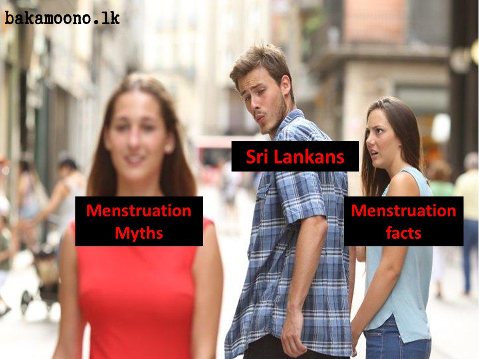Bakamoonolk's tweet photo. World Menstrual Hygiene Day was on Monday - but the myths and issues around menstruation persist all year round! What are some of the things you have been told in your lifetime? 

#lka #SriLanka #Menstruation #WomenBleedPeriod #WMHD #MenstrualHygieneDay https://t.co/D0whUQX0oJ