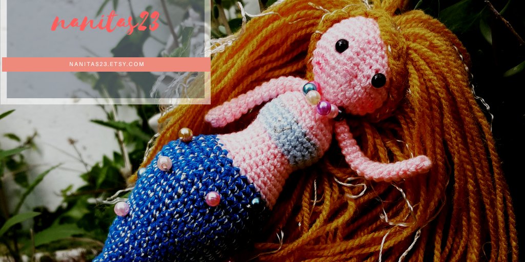 Via @etsy #etsy #crochet #doll #crochetdoll #mermaid #muñeca #sirena #amigurumi #mermaiddoll #fabricdolls #gifts #handmade #handmadedoll #crafts #crocheting #ilovedolls 
Link👇
etsy.com/es/listing/510…