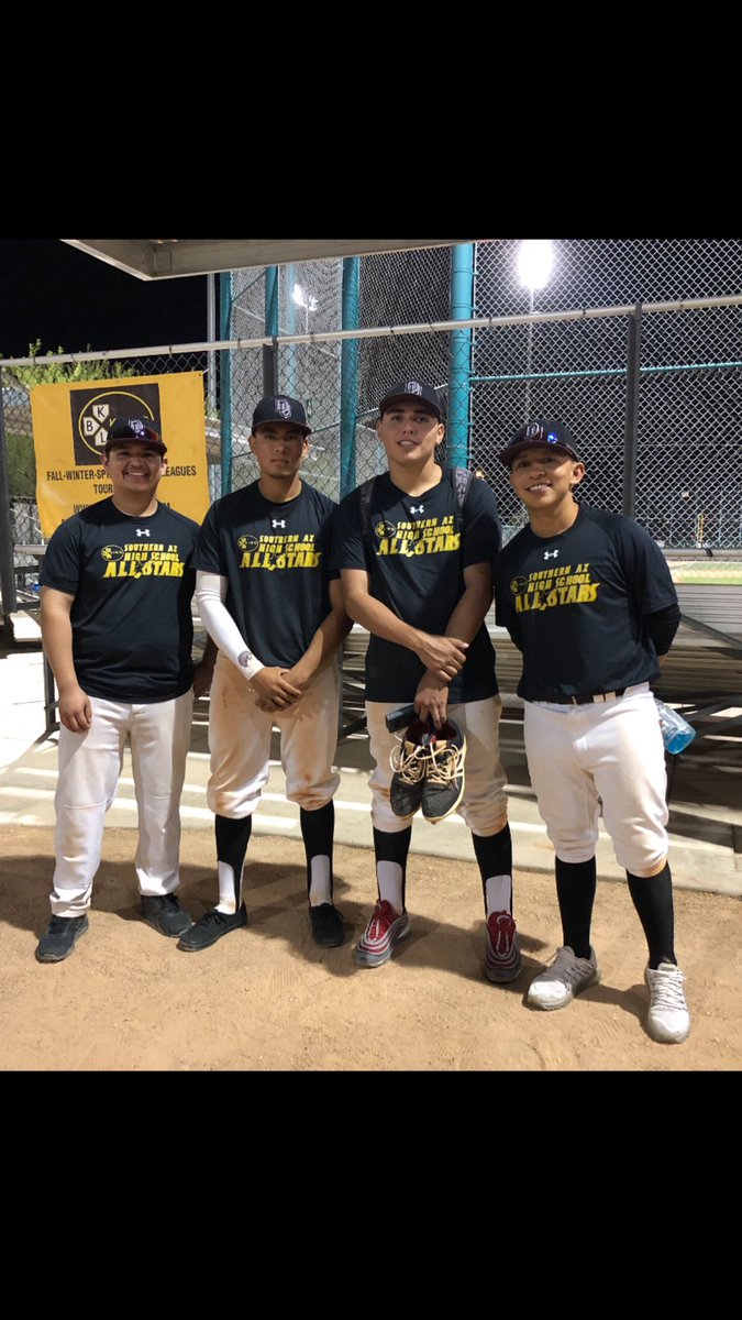 DVHS_Baseball's tweet photo. Congrats to Ramon (Monchi), Ivan, Jacob, and Flavio as they played in the Southern Arizona High School Baseball All Star Game! https://t.co/JQeUPPy9Ze