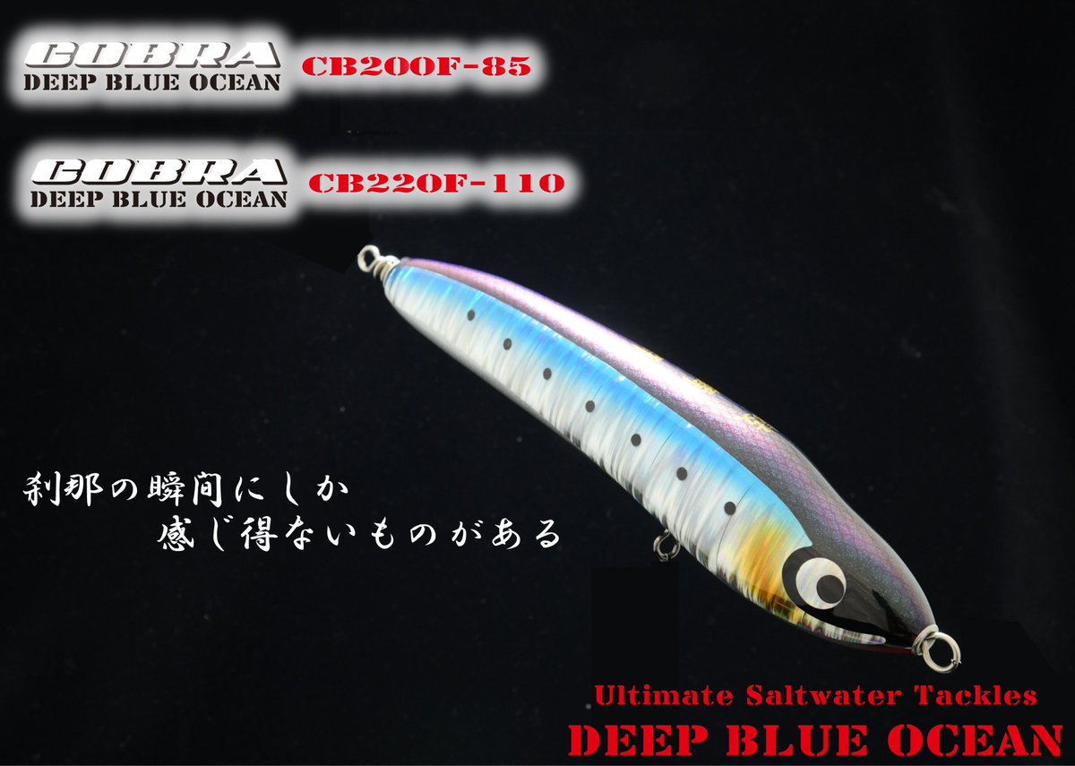 DBO NEW COBRA 200F-85 ＆220F-110 がデビュー 釣れるルアーを求めた