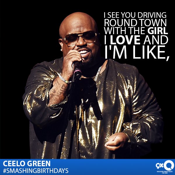 CeeLo Green best known for his soul music celebrates his today!
Happy Birthday CeeLo! 