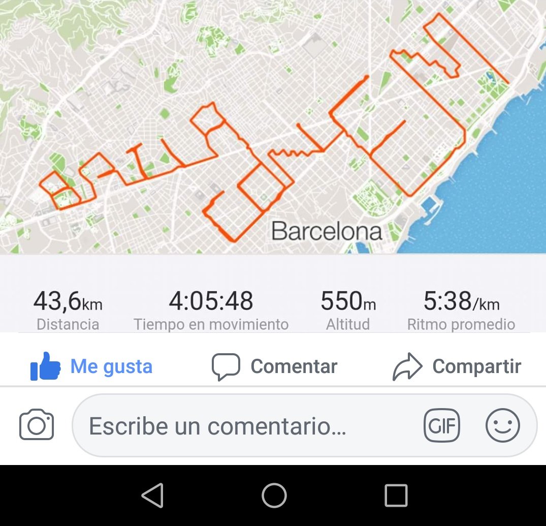 santaoes's tweet photo. Que el marido de una amiga con EM ayer haya corrido por BCN 43 km , para poder escribir corriendo Baila con Em es de emocionarse .

Que grandes personas estoy conociendo.

#BailaconEM 
#DiaMundialEM 
#RTporfavor https://t.co/BW8O1y1yND